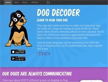 Tablet Screenshot of dogdecoder.com